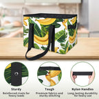 Reusable Grocery Bag, Foldable Large Shopping Tote Bag for Groceries Kitchen Picnic Car Trunk