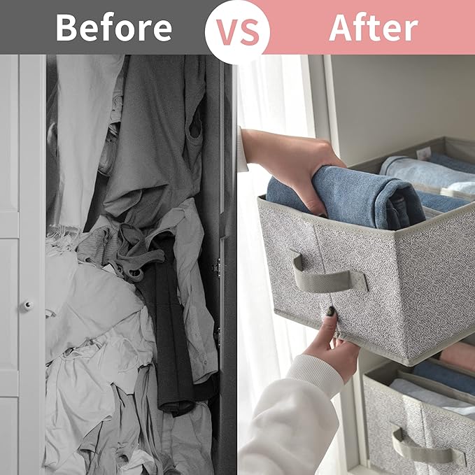 GRANNY SAYS Pants Organizer for Closet, Drawer Organizers for Clothing, Wardrobe Clothes Organizers with Divider, Clothes Org