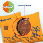500g 2pcs Rechargeable Car Dehumidifier Moisture Absorbers Bags, Reusable Desiccant Color Indicating Silica Gel Packets,