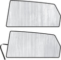 Side Window Rear Seat 2nd Row Reflective Sunshade Sun Shade Accessories Custom Fit for 2004 2005 2006 2007 2008 2009 2010 Toyota Sienna Minivan (Set of 2)
