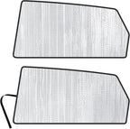 Side Window Rear Seat 2nd Row Reflective Sunshade Sun Shade Accessories Custom Fit for 2004 2005 2006 2007 2008 2009 2010 Toyota Sienna Minivan (Set of 2)