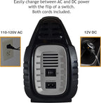 JACO SmartPro 2.0 AC/DC Digital Tire Inflator Pump - Automatic Portable Air Compressor (12V DC, 110-120V AC)