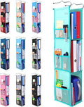 ABRA® 3 Shelf Hanging Locker Organizer for School, Work, Gym, Storage | Deep Shelves 6.5" x 9”| Eco-Friendly Fabric | Adjusta