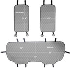 FH Group Neosupreme Automotive Seat Cushions - Universal Fit, Rear Car Seat Cushion With Non-Slip Silicone Backing for SUV, S