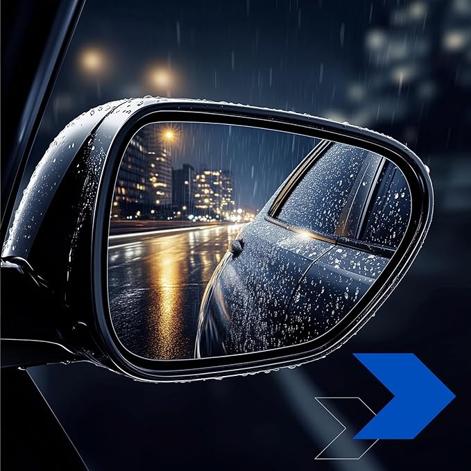 Driver Left Side Heated Mirror Glass Compatible With Ford F150 2011 2012 2013 2014, Driver Left Exterior Side Blind Spot Mirror Glass with Rear Holder Replaces BL3Z-17K707-E BL3Z17K707E