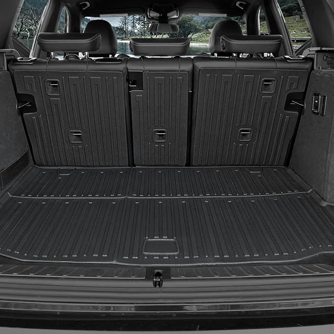 Floor Mats for BMW X3 G01 2018-2024, All Weather Floor Mats Trunk Cargo Liner with Backrest Protectors Accessories, Full Coverage Set (Not fit X3 30e)