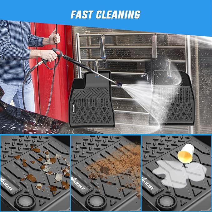 Nilight TPE Floor Mats for Tesla Model 3 2024 2025 2026 All Weather Custom Fit Heavy Duty Floor Liners
