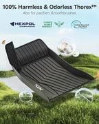 3W Floor Mats for Mercedes Benz CLA 2014-2019 & GLA 2015-2020, 250/45 AMG TPE All Weather Custom Fit Floor Liner for Benz CLA GLA 1st and 2nd Row Car Mats