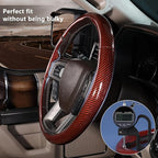 Steering Wheel Cover for Ford F150 2015-2020/ F250 2017-2022/ F350 2017-2022/ F450 2017-2022/ F550 2017-2022/ Ford Expedition 2018-2021 Steering Wheel Protector for Ford Steering Wheel Accessories
