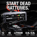 NOCO Boost GB70: 2000A UltraSafe Jump Starter - 12V Lithium Battery Booster Pack, Portable Jump Box, Power Bank & Jumper