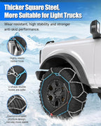 AutoChoice Snow Tire Chains for Light Truck SUV Pickup Trucks, Set of 2（SC-RV260）