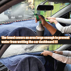 NEWISHTOOL Window Tint Tool Car Dash Cover Mat Carpet Protector, Absorbent Cloth Towel for Dashboard Protecting, Water Absorbing Mat Soak Shield Pad 30 inch x 70 inch