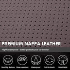 Coverado Chevy Silverado Seat Covers, Leather Car Seat Covers Custom Fit for Chevy Silverado GMC Sierra 2014-2018 1500, 2015-