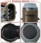 Parking Aid Sensor, Universal Fit Backup Alarm for Ford Bronco, Escape, Expedition, Maverick, Black, 3-Terminal Male Connecto