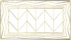U Brands Desktop Hanging File Organizer, Gold Wire Metal Letter Size File Holder, Steel Wire Document & Folder Organizer for 