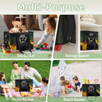 Reusable Grocery Bag Foldable Shopping Tote Bag with Handles Reusable Shopping Bags Large Kitchen Grocery Bags