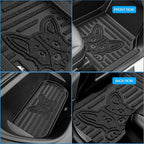 Nilight TPE Floor Mats & Cargo Mats Set for Tesla Model Y (5 Seat only) 2021 2022 2023 2024 2025 All Weather Custom Fit Heavy Duty Floor Liners