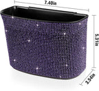 eing 2 x Car Garbage Bags Hanging Trash Bags for Rear Gear Lever Center Console 100% Waterproof Purple