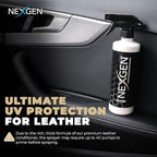 Nexgen Car Leather Conditioner - Quick Spray Interior Conditioner and Leather Restorer - Gentle Liquid Formula, Multi-Purpose