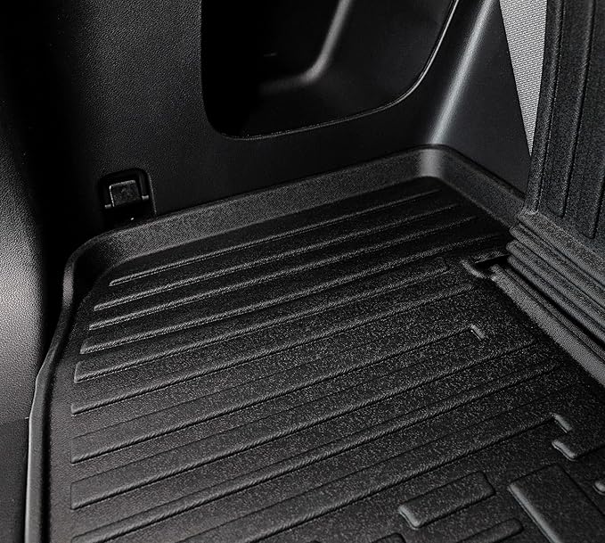 Cargo Mat with Backrest Mats for 2024 2025 2026 Hyundai Santa Fe Car Mat Accessories, All Weather TPE Protector Cargo Liner Trunk Mat(Cargo Mat with Backrest Mats)