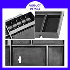2018 F150 Console Tray Center Console Organizer Tray for 2015-2020 Ford F-150 Raptor Mid Armrest Glove Storage Box for Ford F150 2020 Accessories NOT for 2021 2022 F150