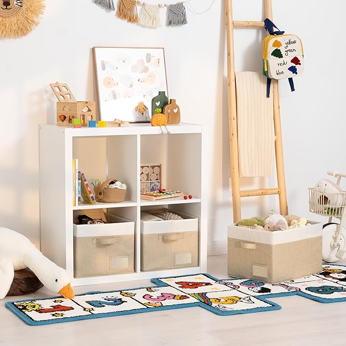 GRANNY SAYS Decorative Storage Baskets for Shelves, Large Fabric Storage Bins, Collapsible Clothing Storage and Organization,