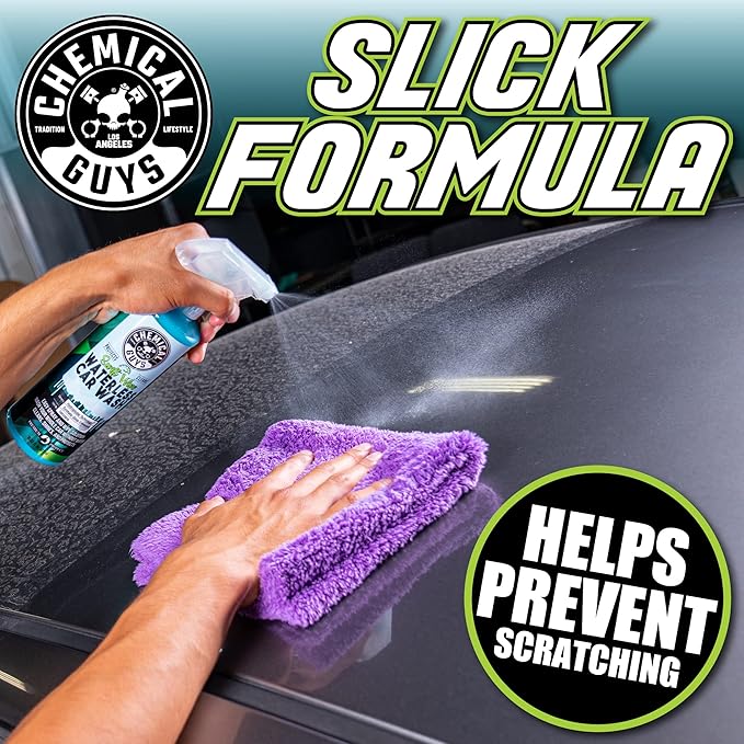 Chemical Guys Swift Wipe Sprayable Waterless Car Wash Spray - Spray and Wipe to Safely Clean and Shine Cars, Trucks, Motorcyc