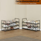6 Tier Shoe Rack, Shoe Rack for Closet, Shoe Organizer for Entryway, Shoe Storage for Front Door Entrance & Entryway, Large S
