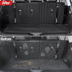 Cargo Mat for 2023-2025 2026 Honda Pilot, All Weather TPE Cargo Liner with Backrest Mat Interior Protection for Honda Pilot TrailSport Touring Elite EXL Black Edition Accessories