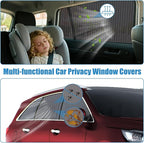 Car Window Shades for 2021-2023 Kia Sorento - Rear Side Window Sun Shade for Baby, Breathable Mesh Car Privacy Window Covers, UV Protection and Heat Insulation for Road Trips, Napping, Camping