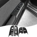 Window Control Panel Cover,for Kia K4 2024 2025 2026, Door Panel Cover,Power Windows Trim - Carbon Fiber Protective Accessories