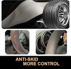 PINCTROT Comfy Grip Steering Wheel Cover, Anti-Slip Design, Universal 14.5-15 Inch(Silicone Brown)