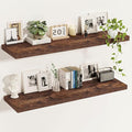 Vivelove 12 Inch Deep Floating Shelves for Wall, 47.2x12 Shelves with Invisible Brackets, for Living Room Bedroom Bathroom, F