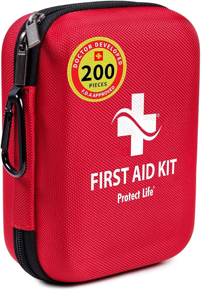Protect Life Survival First Aid Kit for Home/Business, Camping Survival Kits | Mini Travel First Aid Kit | Camping Equipment 