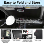 TINGLU 8PCS Window Shades for Volkswagen VW Tiguan 2018-2023 Accessories Car Side Full Windows Rear Triangular Windshield Sun Shade Sun UV Rays & Privacy Protection for Camping,Napping,and Relaxing