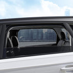 Aokway Magnetic Car Window Shades, 2Pcs Double-Layer UV Protection Car Curtains for Rear Side Window Sun Shade, Universal Fit for Baby, Driver (Black, Rear 2pcs)