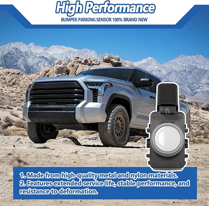 Bumper Parking Sensor Fit for Toyota Tundra 2022 2023 2024 2025 Replace 89341-0E040 89341-K0060-B9