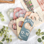 Wooden Baby Closet Dividers for Baby Clothes Organizer,Colorful Baby Closet Organizer For Nursery Decor,Baby Clothes Dividers