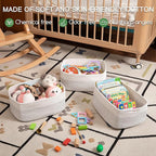 OIASKET Storage Baskets for Organizing 3 Pack, Woven Baskets for Shelves, Closet Organizer Bins Empty Gift Basket Toy Storage