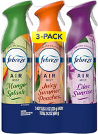 Febreze Air Mist, Air Freshener, Odor Fighting Room Spray, Deodorizer for Home Bathroom Kitchen Office Apartment Classroom, L