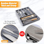 Kitchen Silverware Drawer Organizer and Storage Organizador Small De Cucharas y Tenedores Cubiertos Para Gavetas Cocina Para 