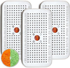 40 Gram Pack of 3 Silica Gel Canister, Gun Safe Dehumidifiers (Orange to Green), Reusable Desiccant Moisture Absorber for
