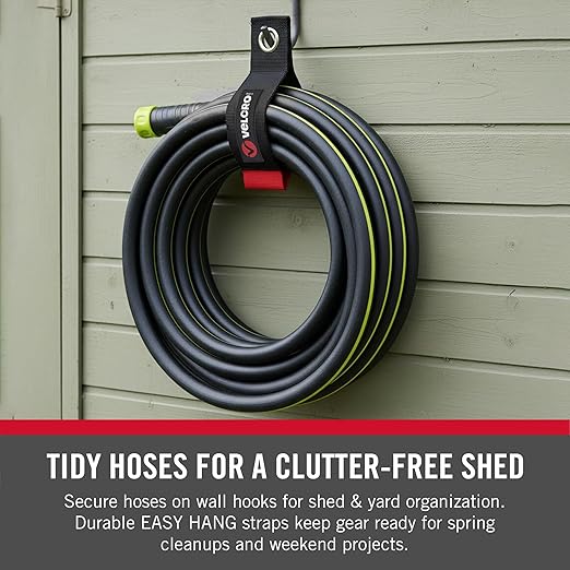 VELCRO Brand Easy Hang Extension Cord Holder Organizer Variety Pack | Holds 60-100lbs, Heavy Duty Straps Fit Easily on Hooks 