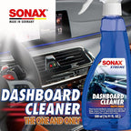 SONAX Dashboard Cleaner 283241 | Premium Interior Cleaner & Protectant for Plastic, Vinyl, & Rubber | Anti-Static, Low-Glare,