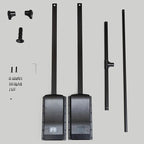 brand Wardrobe lift clothes rack,Pull Down Closet Rod for Hanging Clothes, Retractable Wardrobe Hanger for Cabinet, Aluminium