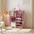 AWTATOS Closet Organizer 6 Cube Storage Shelves Portable Closet Clothes Organizers and Storage Stackable Cubby Shelving for C