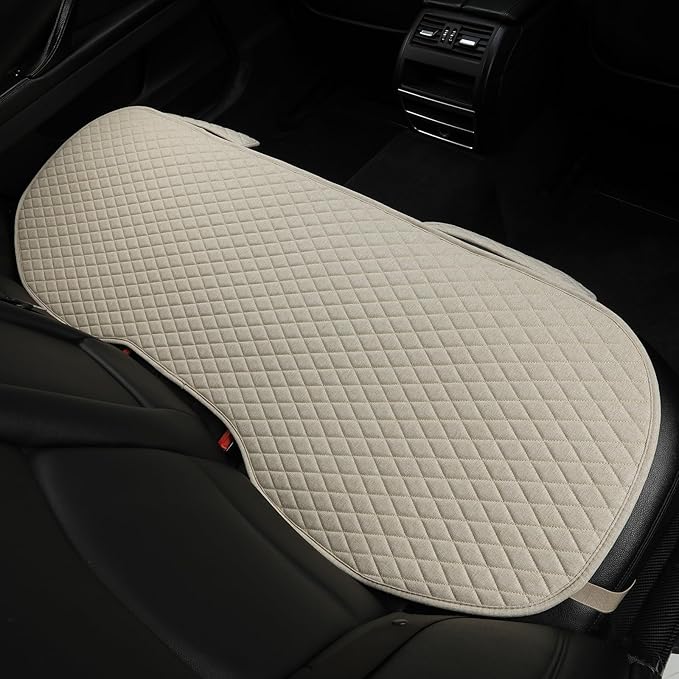 West Llama Linen Car Seat Covers,Bottom Seat Covers for Cars Include 1 Rear Bench Cover Universal Fits 90% Vehicles,SUVs,Cars