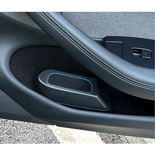 for Tesla Model Y Trash Can Tesla Model 3 Trash Bin for 2018-2024 Tesla Small Car Trash Can for Side Door Model 3 Front Right Door Trash Garbage Bin w/Lid (Tesla Right Side)