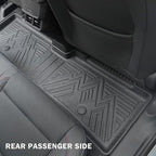 KUST Floor Mats for Chevy/Chevrolet Equinox EV 2024-2025 2026 (Not for Gas), All Weather Floor Liners Front Rear 2 Rows Car Mats for Equinox Accessories TPE Rubber High Edge