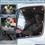 2PCS Side Window Sunshades for Semi-Truck,23.6x21.6inch Car Side Window Shade RV Semi Truck Accessories